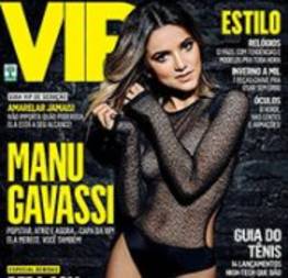 Manu Gavassi na capa e recheio da vip de maio